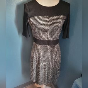 Sandra Darren black sweater‎ dress size 8